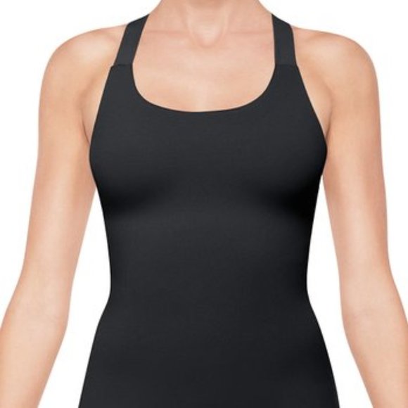SPANX Tops - Spanx Strappy Go Lucky Racerback Black Tank SPANX Tops - Spanx Strappy Go Lucky Racerback Black Tank